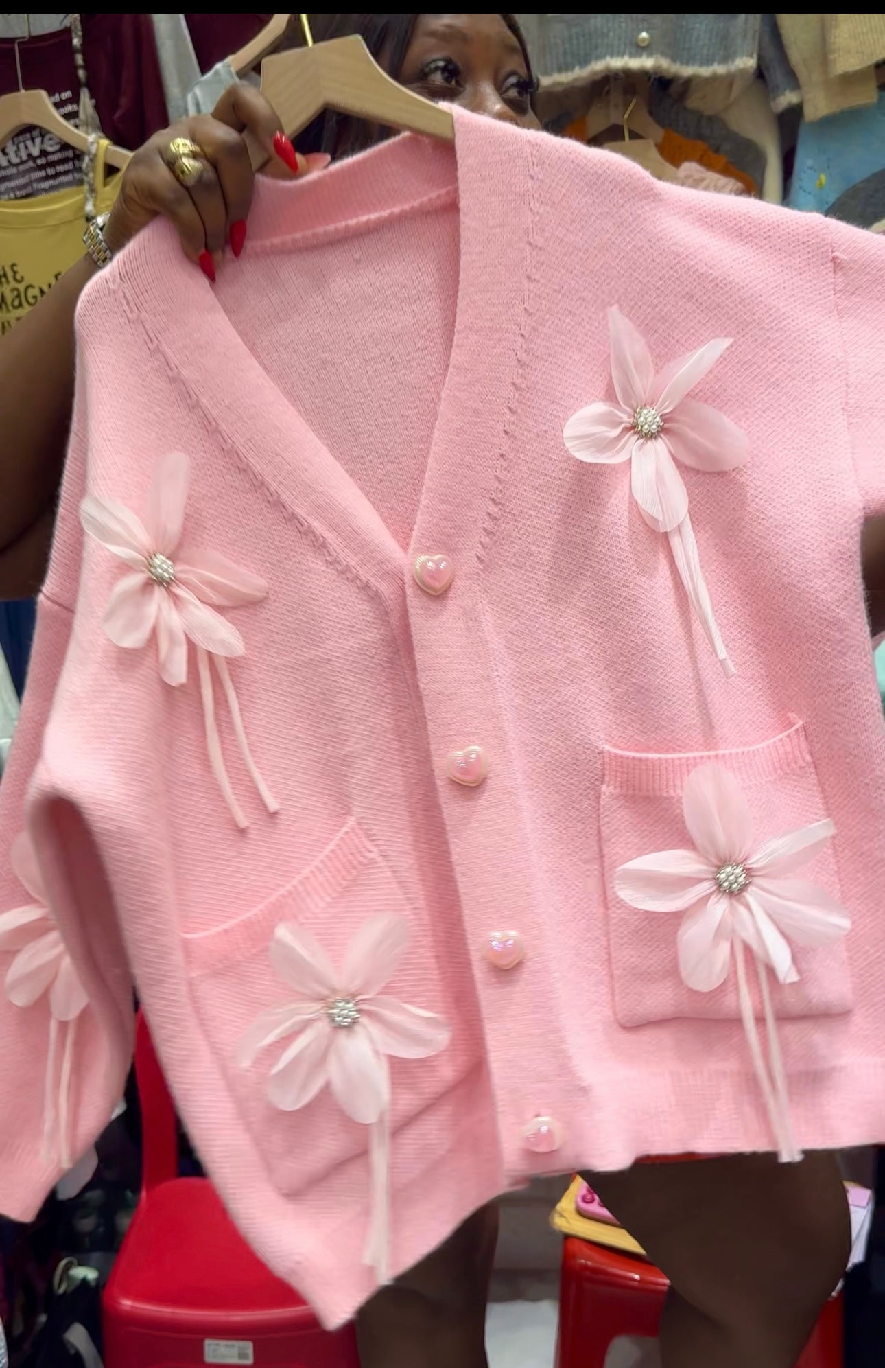 Wishy Pinky Sweater Top